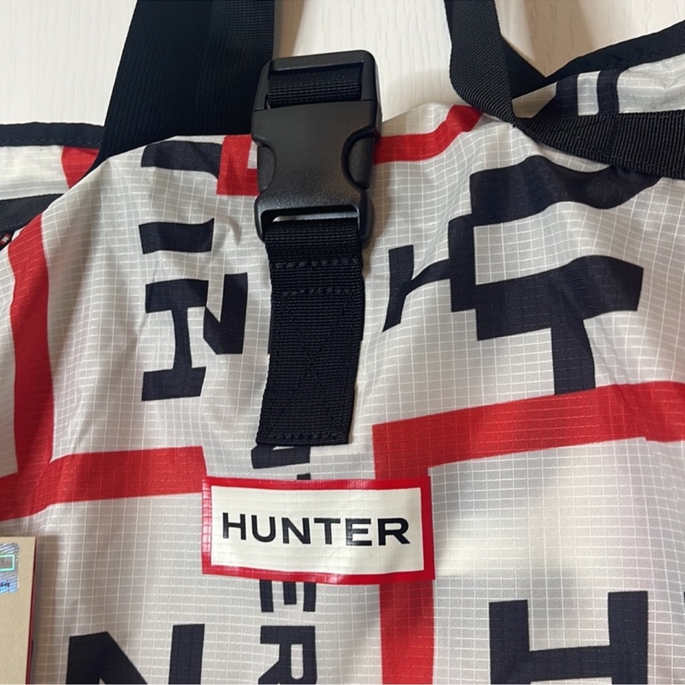 Hunter Original Ripstop Packable Tote Bag Exploded Logo - Picture 6 of 13